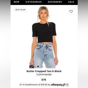 Commando Butter Cropped Tee